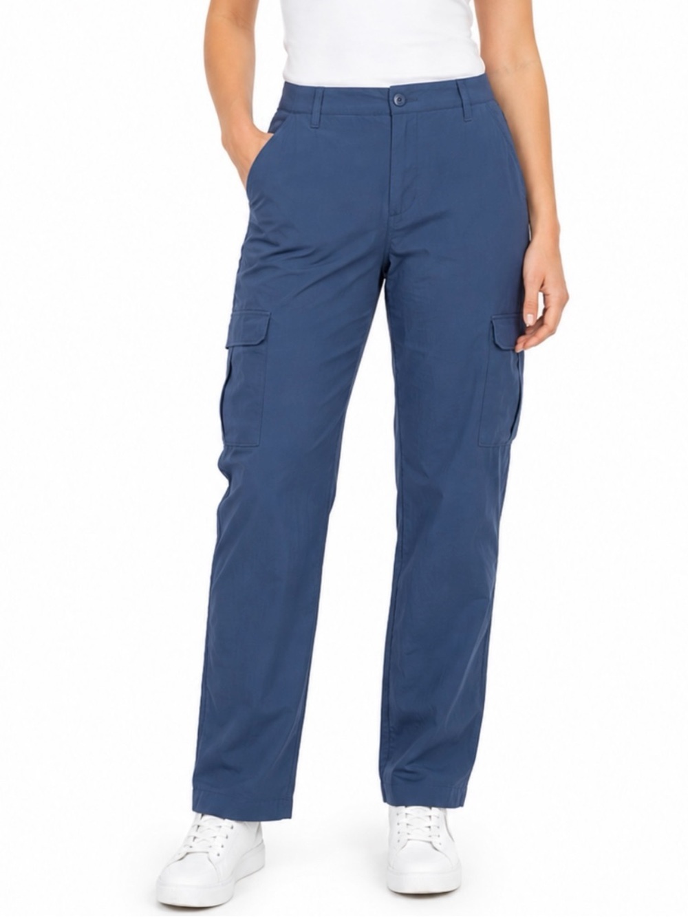 VANS | Women’s Blue Straight Leg Utility Cargo Pants Sz. Medium Skater